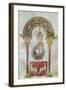 Ms Ccii Fol.35R Agnus Dei, Illustration of the 'Lamb of God' from 'Etymologiae'-Carolingian-Framed Giclee Print