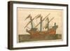 Ms. Cicogna 1971, Miniature from the 'Memorie Turchesche' Depicting a Turkish Galley-Venetian-Framed Giclee Print