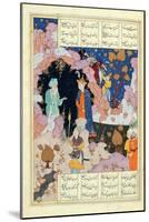 Ms D-212 Fol.285A Alexander Visits a Hermit, Illustration to 'The Book of Alexander', 1191-Persian-Mounted Giclee Print