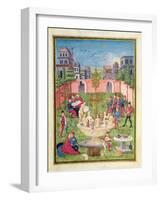 Ms. 'De Sphaera' Fol.11R the Fountain of Youth, 1470-Italian School-Framed Giclee Print