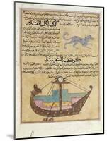 Ms E-7 Fol.26B the Constellations of the Dog and the Keel-Islamic School-Mounted Giclee Print