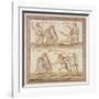 Ms Gen 1496 Plate Cxxiv Gladiators, 1674-Pietro Santi Bartoli-Framed Giclee Print