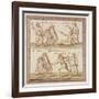 Ms Gen 1496 Plate Cxxiv Gladiators, 1674-Pietro Santi Bartoli-Framed Giclee Print