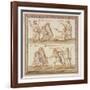 Ms Gen 1496 Plate Cxxiv Gladiators, 1674-Pietro Santi Bartoli-Framed Giclee Print