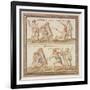 Ms Gen 1496 Plate Cxxiv Gladiators, 1674-Pietro Santi Bartoli-Framed Giclee Print