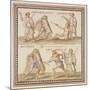 Ms Gen 1496 Plate Cxxiv Gladiators, 1674-Pietro Santi Bartoli-Mounted Giclee Print