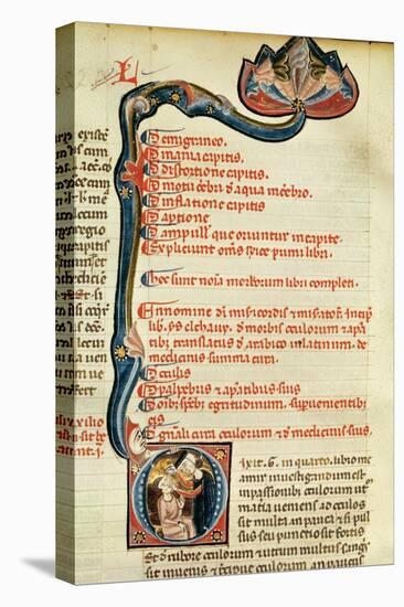 Ms.Lat.6912 Illuminations from Volume 2 of the 'Continens' of Rhazes Concerning Opthalmology and…-Giovanni da Monte Cassino-Stretched Canvas