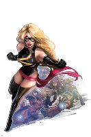 Ms. Marvel No.45 Cover: Ms. Marvel-Sana Takeda-Lamina Framed Poster