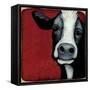 Ms. Moo-Lisa Hilliker-Framed Stretched Canvas