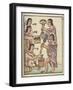 Ms Palat. 218-220 an Aztec Feast, from the 'Florentine Codex' by Bernardino De Sahagun, C.1540-85-null-Framed Giclee Print