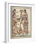 Ms Palat. 218-220 an Aztec Feast, from the 'Florentine Codex' by Bernardino De Sahagun, C.1540-85-null-Framed Giclee Print