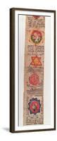 Ms Sanskrit 1804 Sanskrit Medical Manuscript (Vellum)-Indian-Framed Premium Giclee Print