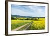 Mšnchberg, Bavaria, Germany, Scenery with Rape Fields in Lower Franconia-Bernd Wittelsbach-Framed Photographic Print