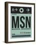 MSN Madison Luggage Tag I-NaxArt-Framed Art Print