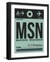 MSN Madison Luggage Tag I-NaxArt-Framed Art Print