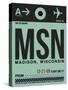 MSN Madison Luggage Tag I-NaxArt-Stretched Canvas