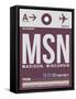 MSN Madison Luggage Tag II-NaxArt-Framed Stretched Canvas