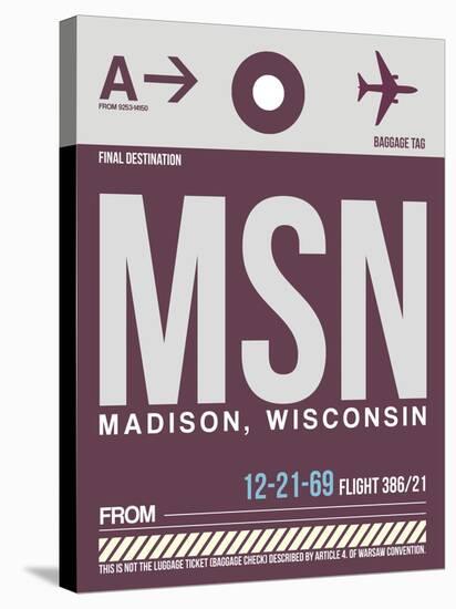 MSN Madison Luggage Tag II-NaxArt-Stretched Canvas