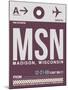 MSN Madison Luggage Tag II-NaxArt-Mounted Art Print