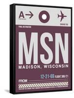 MSN Madison Luggage Tag II-NaxArt-Framed Stretched Canvas