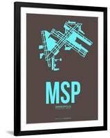 Msp Minneapolis Poster 1-NaxArt-Framed Art Print