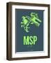 Msp Minneapolis Poster 2-NaxArt-Framed Art Print