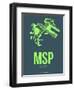 Msp Minneapolis Poster 2-NaxArt-Framed Art Print