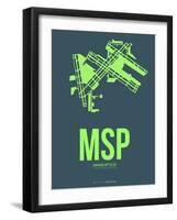 Msp Minneapolis Poster 2-NaxArt-Framed Art Print