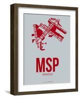 Msp Minneapolis Poster 3-NaxArt-Framed Art Print