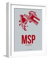 Msp Minneapolis Poster 3-NaxArt-Framed Art Print