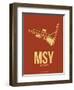 Msy New Orleans Poster 1-NaxArt-Framed Art Print