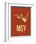 Msy New Orleans Poster 1-NaxArt-Framed Art Print