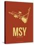 Msy New Orleans Poster 1-NaxArt-Stretched Canvas