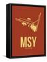 Msy New Orleans Poster 1-NaxArt-Framed Stretched Canvas