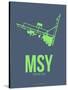 Msy New Orleans Poster 2-NaxArt-Stretched Canvas