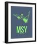 Msy New Orleans Poster 2-NaxArt-Framed Art Print