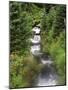 Mt. Adams and Twin Falls, Gifort Pinchot National Forest, Washington State, USA-Stuart Westmorland-Mounted Photographic Print