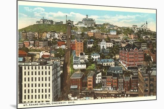 Mt. Adams Incline, Cincinnati, Ohio-null-Mounted Art Print