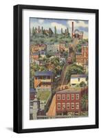 Mt. Adams Incline, Cincinnati, Ohio-null-Framed Art Print