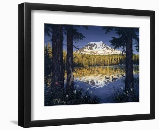 Mt Adams-Jeff Tift-Framed Premium Giclee Print