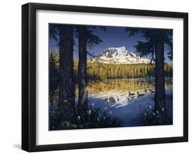 Mt Adams-Jeff Tift-Framed Giclee Print