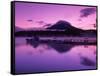 Mt. Akandake and Lake Akando, Dawn, Japan-Walter Bibikow-Framed Stretched Canvas