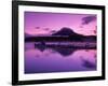 Mt. Akandake and Lake Akando, Dawn, Japan-Walter Bibikow-Framed Photographic Print