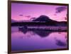 Mt. Akandake and Lake Akando, Dawn, Japan-Walter Bibikow-Framed Photographic Print