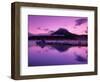 Mt. Akandake and Lake Akando, Dawn, Japan-Walter Bibikow-Framed Photographic Print