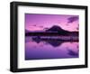 Mt. Akandake and Lake Akando, Dawn, Japan-Walter Bibikow-Framed Photographic Print