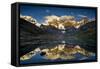 Mt Alpamayo in Ancash Region, Cordillera Blanca, Andes Mountains, Peru-Howie Garber-Framed Stretched Canvas