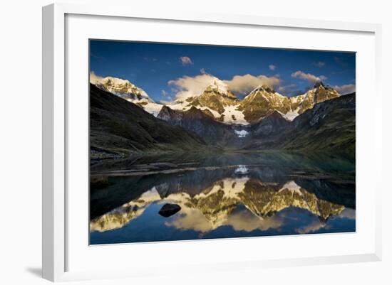 Mt Alpamayo in Ancash Region, Cordillera Blanca, Andes Mountains, Peru-Howie Garber-Framed Photographic Print