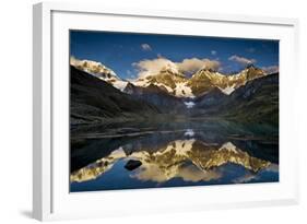 Mt Alpamayo in Ancash Region, Cordillera Blanca, Andes Mountains, Peru-Howie Garber-Framed Photographic Print