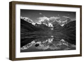 Mt Alpamayo in Ancash Region, Cordillera Blanca, Andes Mountains, Peru-Howie Garber-Framed Photographic Print